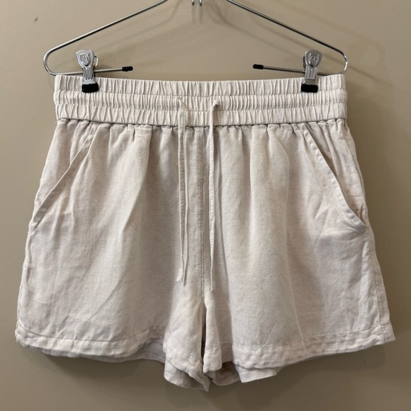 & other stories Drawstring Shorts linen blend size 6 - Picture 4 of 9
